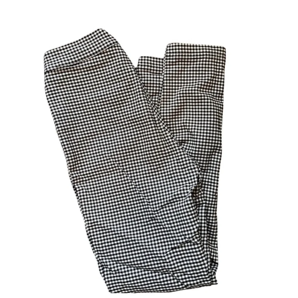 Urban Outfitters Black White Gingham Skinny Pants Punk Checkered Size 4